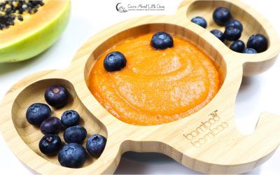 Warm Papaya Puree | Baby Constipation Recipe