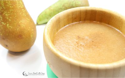 Warm Pear Puree Without Skin | Baby Constipation Recipe